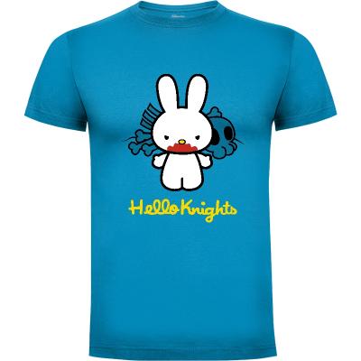 Camiseta Hello Knights! - Camisetas Graciosas