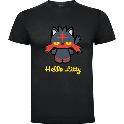 Camiseta Hello Litty! - Camisetas Raffiti