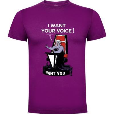 Camiseta I Want Your Voice! - Camisetas Musica