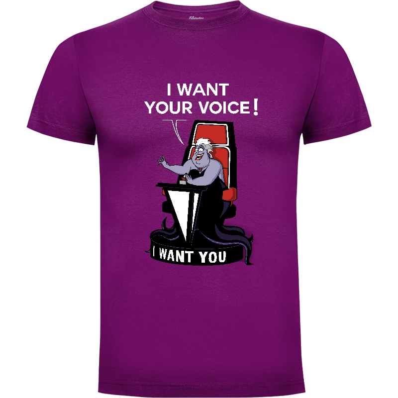 Camiseta I Want Your Voice!