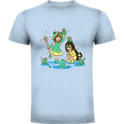 Camiseta Best Frog Girls - Froggy Rainy Day - Camisetas TechraNova