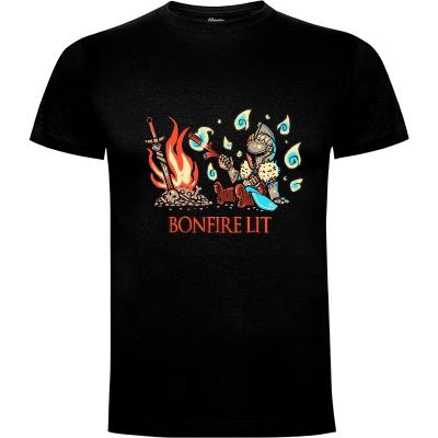 Camiseta Cute Bonfire Lit Lindo - Camisetas Frikis