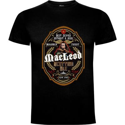 Camiseta Connor MacLeod Etiqueta de cerveza de escocia - Camisetas Alhern67