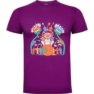 Camiseta Friendly Alien Flora - Camisetas TechraNova