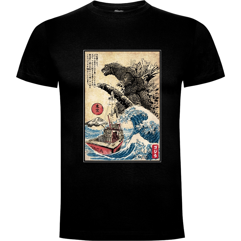 Camiseta Orca in Japan Woodblock