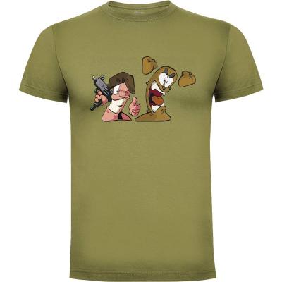 Camiseta Star Worms - Han Solo y Chewbacca - Camisetas Cine