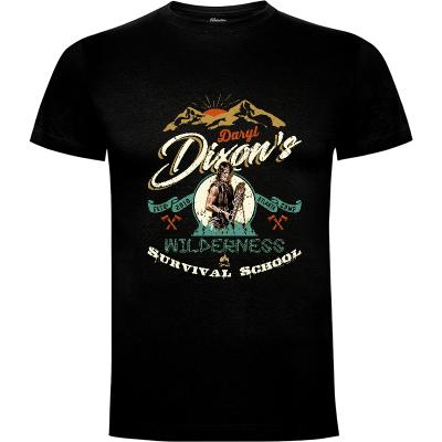Camiseta Escuela de sobrevivencia de Dixon - Camisetas Alhern67