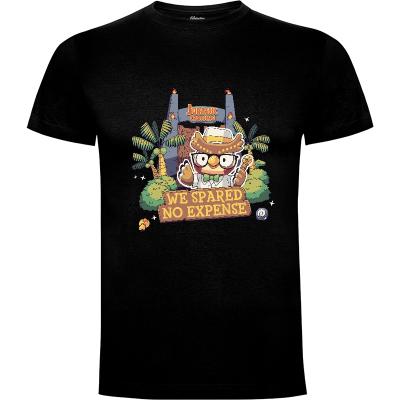 Camiseta Sócrates Blathers Animal Crossing Jurassic Park - Camisetas Geekydog