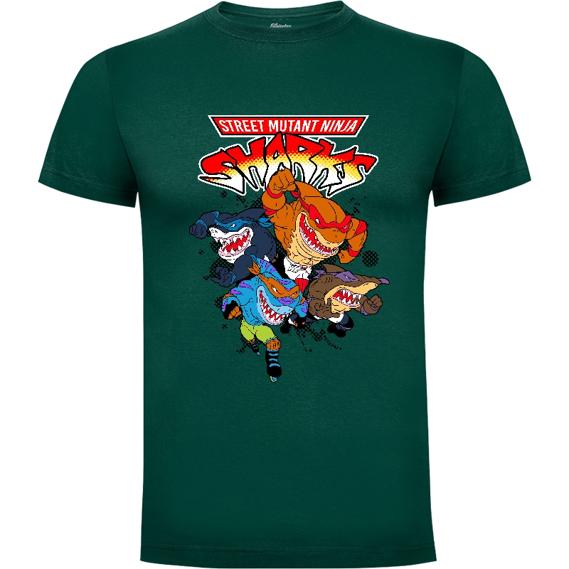 Camiseta Street Mutant Ninja Shark