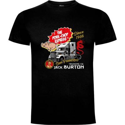 Camiseta Jack Burton Pork Chop Express - Camisetas Retro