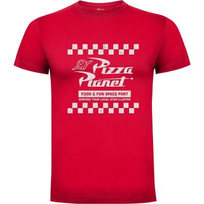 Camiseta Planeta De Pizza - Camisetas Alhern67