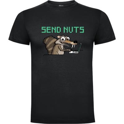 Camiseta Send Nuts! - Camisetas Graciosas