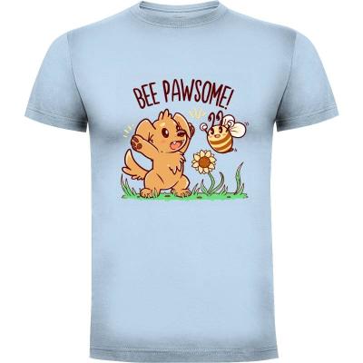 Camiseta Bee Pawsome Dog and Bee - Camisetas Cute