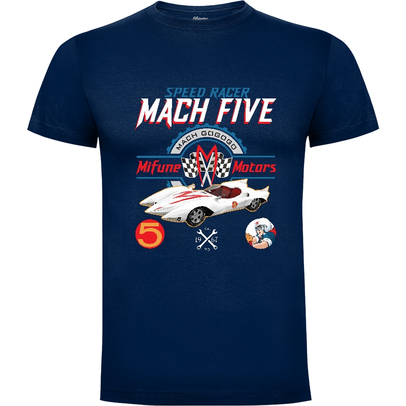 Camiseta Speed Racer Mach 5 Mifune Motors