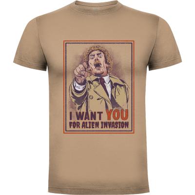 Camiseta I Want You for Alien Invasion - Camisetas Getsousa