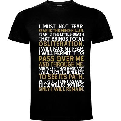 Camiseta Letany against fear - Camisetas Demonigote