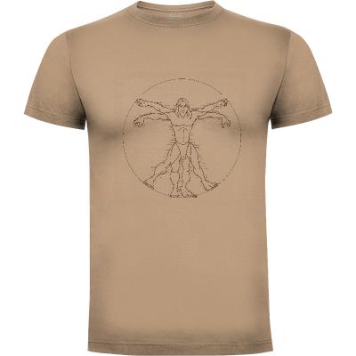 Camiseta Vitruvian son of man - Camisetas Divertidas