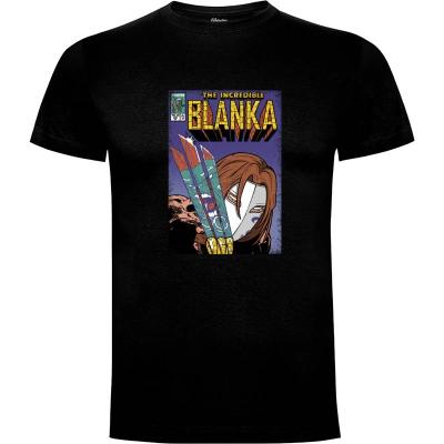 Camiseta The Incredible Blanka! - Camisetas Raffiti