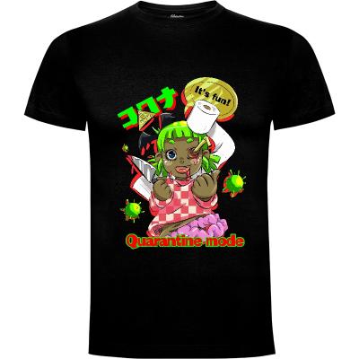 Camiseta Modo cuarentena - Camisetas PsychoDelicia
