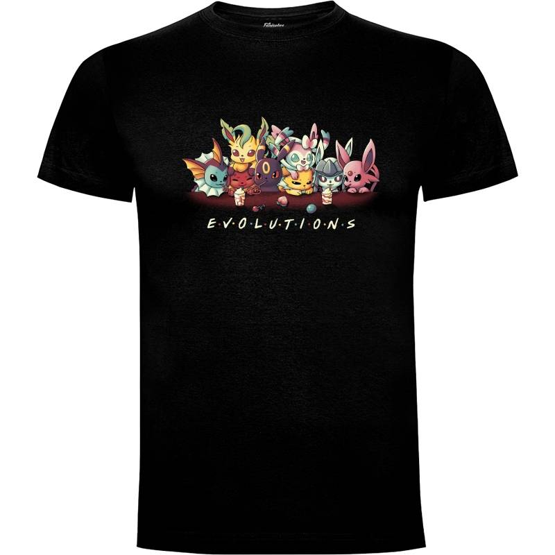 Camiseta Evolutions // Pokemon Eevee Eeveelutions