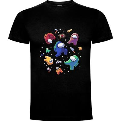 Camiseta Impostors in Space - Among Us Crewmate - Camisetas Geekydog