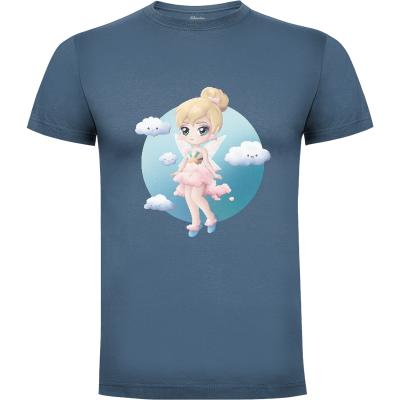 Camiseta Fluffy Clouds - Camisetas Kawaii
