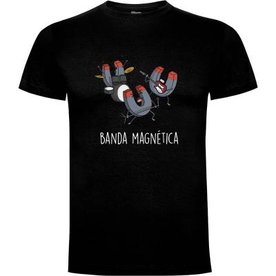 Camiseta Banda Magnética Black - Camisetas Divertidas