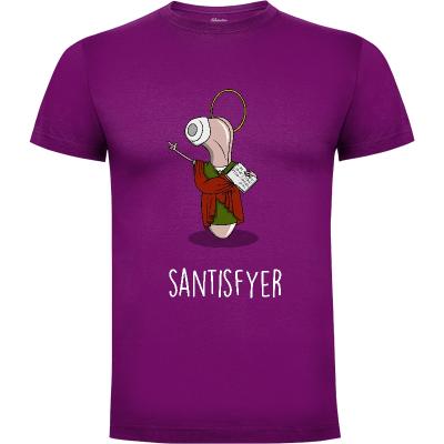 Camiseta Santisfyer (Black) - Camisetas Divertidas