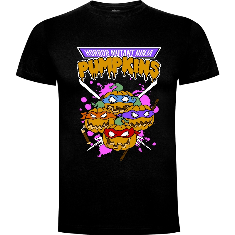 Camiseta Horror Mutant Ninja Pumpkins