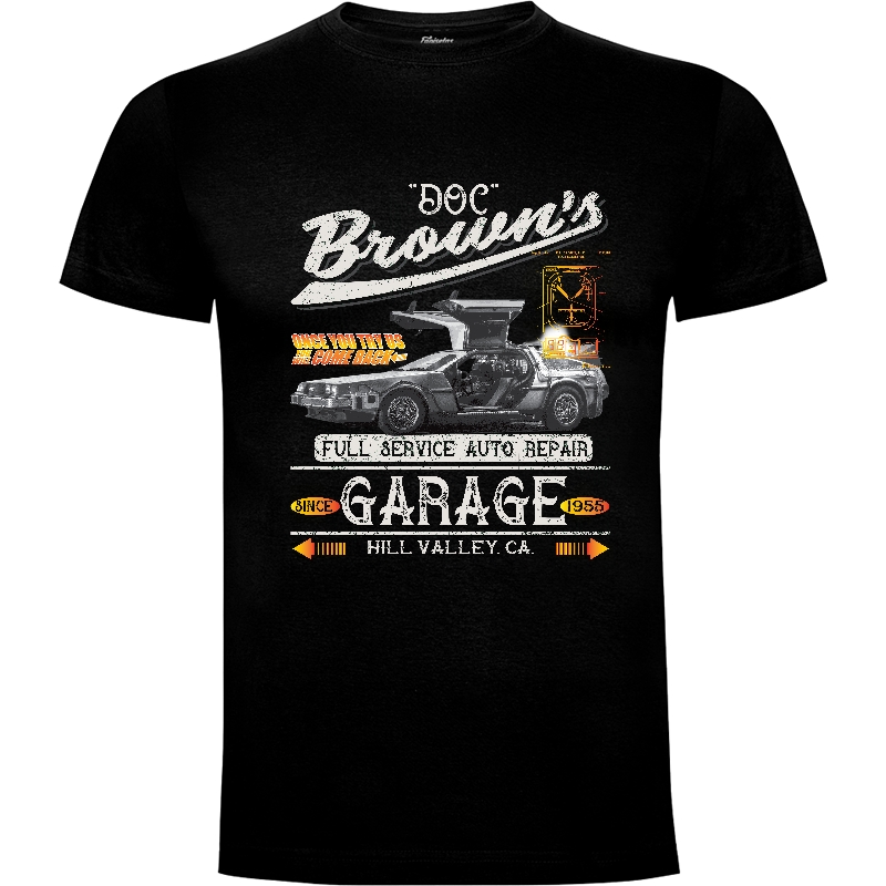 Camiseta Garaje De Doc Brown