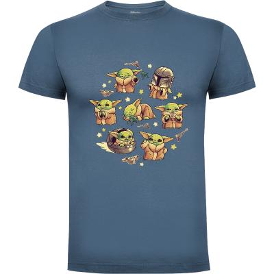 Camiseta Baby Yoda Child Adventures - Camisetas Geekydog