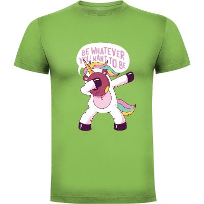Camiseta Unicornio con Máscara de Oso de Peluche - Camisetas Graciosas