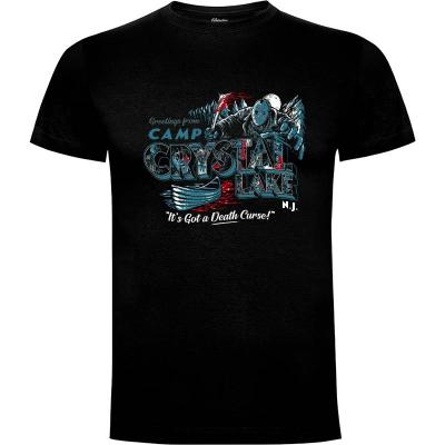 Camiseta Slasher postcards - Crystal Lake - Camisetas Demonigote