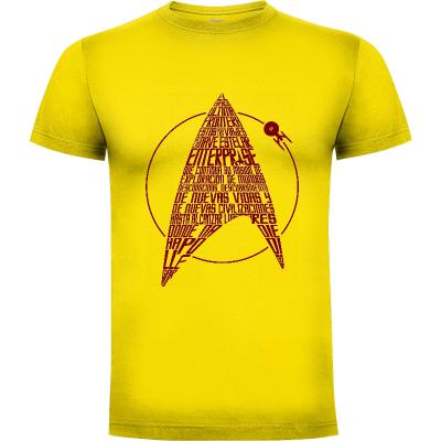 Camiseta Star Trek La Nueva Generación letra - Camisetas Frikis