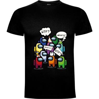 Camiseta Among Us WTF - Camisetas Srbabu