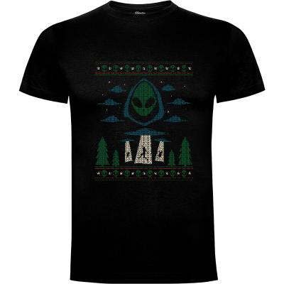 Camiseta Christmas Abduction - Camisetas TheWizardLouis