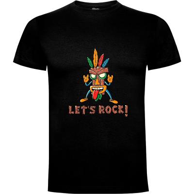 Camiseta Lets Rock! - Camisetas TheWizardLouis
