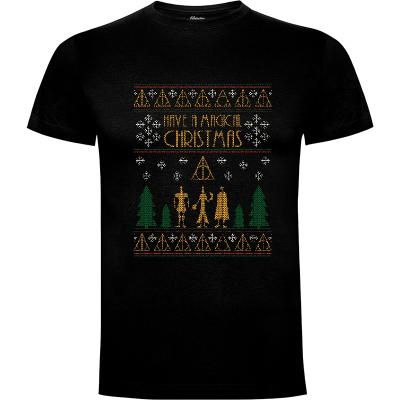Camiseta Magical Christmas Tale - Camisetas TheWizardLouis