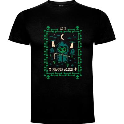 Camiseta Reaper Alien Tarot Card - Camisetas Cute