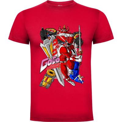 Camiseta Go Go Rangers Adventure (Red) - Camisetas Anime - Manga