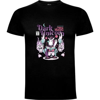 Camiseta Unicornio oscuro estilo comic - Camisetas Maax