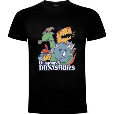 Camiseta Dinosaurios y Mazmorras - Camisetas Maax