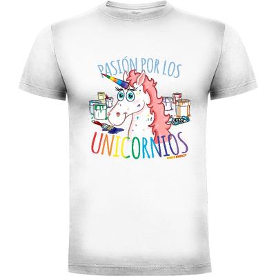 Camiseta Pasión por los Unicornios - Camisetas Divertidas