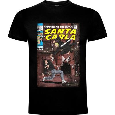 Camiseta Santa Clara vampires - Camisetas Retro