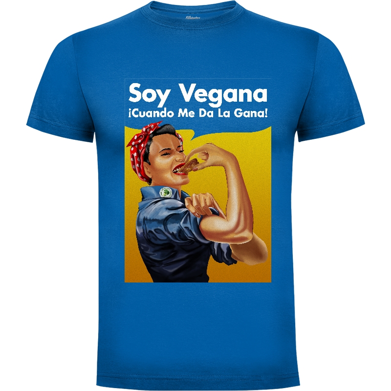 Camiseta Soy Vegana cuando me da la gana