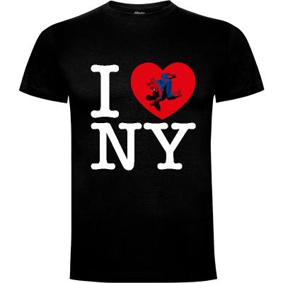 Camiseta I love New York - Camisetas Frikis