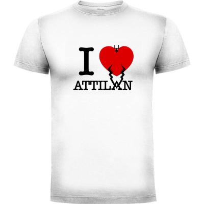 Camiseta I love Attilan - Camisetas amor
