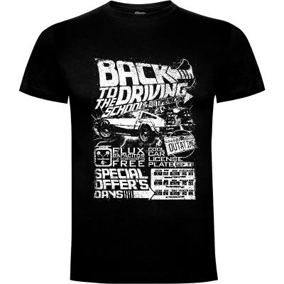 Camiseta Back to the driving school of the Time Machine - Camisetas Frikis
