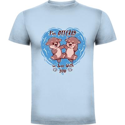 Camiseta Otterly in Love - Camisetas Kawaii