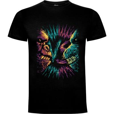 Camiseta Monsters Fight - Camisetas Chulas